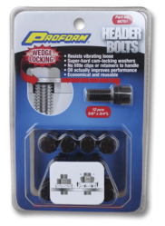 Proform - Proform 66751 Wedge-Locking Header Bolts Hex Head 3/8"x3/4" Black Oxide 12Pc - Image 3