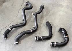 HPS Performance - HPS 17-104WB Black Intercooler Hot/Cold Charge Pipe for 16-18 Ford Focus RS 2.3 - Image 2