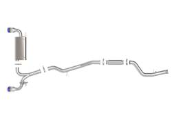 aFe Power - aFe 49-36050-L 2.5-3" Exhaust System w/Blue Flame Tip for 21-24 GR Supra 2.0L - Image 3