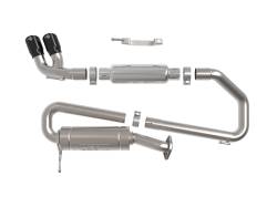 aFe Power - aFe 49-37020-B 2.25" Cat-Back Exhaust w/Black Tips for 18-25 Suzuki Jimny 1.5L - Image 2