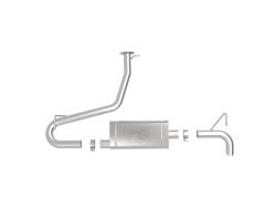 aFe Power - aFe 49-37017 2.5" Axle-Back Exhaust w/Muffler System for 18-23 Hyundai Kona 1.6L - Image 2