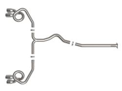 aFe Power - aFe 49-36809-P 3-2.5" Cat-Back Exhaust w/Polished Tip for 22-26 Subaru WRX 2.4L - Image 2
