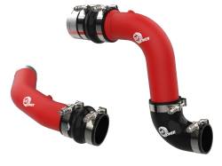 aFe Power - aFe 46-20734-R Aluminum Hot/Cold Charge Pipe Kit Red for 23-25 Ford F250/F350 SD - Image 1
