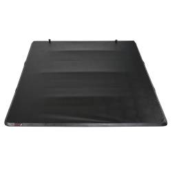TrailFX - TrailFX TFX4008 Soft Tri-Fold Tonneau Cover Black Vinyl w/Alum Rails - Image 1