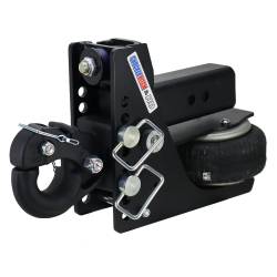 Shocker Hitch - Shocker Hitch SH-HDMB633-250 Shocker HD 20K 2.5" Max Black Air Receiver Hitch - Image 1