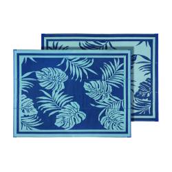 Faulkner - Faulkner 48896 Deluxe Multi-Purpose Paradise Mat 9'x12' Blue - Image 1