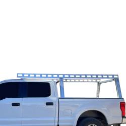 Black Horse Off Road - Black Horse CSFRHD8 8' Bed Base K2 Over Cab Rack Silver for 3/4-Ton Trucks - Image 1