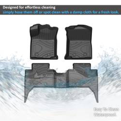 Black Horse Off Road - Black Horse FMTTO18 Totaliner HD Anti-Skid Floor Mat Rug Liner 18-23 Tacoma - Image 2
