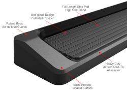 APS - APS IRunning Running Boards Black for 00-06 Toyota Tundra Ext IB20RJF0B - Image 4