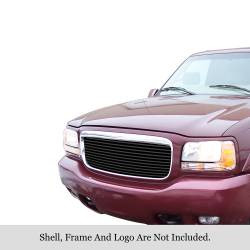 APS - APS Stainless Billet Grille Black 99-01 Cadillac Escalade GR01HEC67J - Image 1