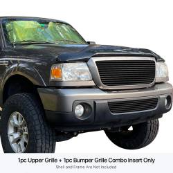 APS - APS Stainless Billet Grille Black 06-11 Ford Ranger GR06HGI12J - Image 1