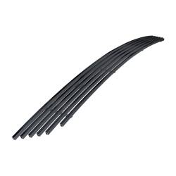 APS - APS Stainless Billet Bumper Grille Black 15-17 Ford Mustang 2.3L/V6 GR06FFD03J - Image 2