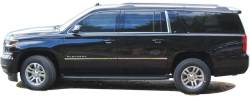 Quality Automotive Accessories - QAA BI55195 1Pc Stainless Steel Rear Bumper Trim for 2015-2020 Chevy Suburban - Image 3