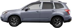 Quality Automotive Accessories - QAA PP14440 4Pc Stainless Steel Pillar Trim for 2014-2018 Subaru Forester - Image 2