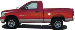 Quality Automotive Accessories - QAA PP42934 2Pc Stainless Steel Pillar Trim for 2002-2008 Dodge Ram - Image 2