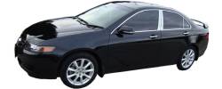 Quality Automotive Accessories - QAA PP26290 4Pc Stainless Steel Pillar Trim for 04-08 Acura TSX - Image 2
