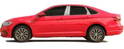 Quality Automotive Accessories - QAA PP18666 6Pc Stainless Steel Pillar Trim for 18-25 Volkswagen Jetta - Image 2
