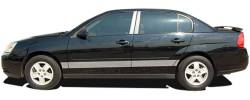 Quality Automotive Accessories - QAA PP44106 6Pc Stainless Steel Pillar Trim for 2004-2007 Chevrolet Malibu - Image 2