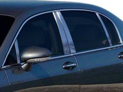 Quality Automotive Accessories - QAA PP26999 8Pc Stainless Pillar Trim for Bentley Continental Flying Spur - Image 1