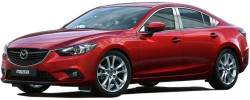 Quality Automotive Accessories - QAA PP14760 4Pc Stainless Steel Pillar Trim for 14-20 Mazda Mazda6 - Image 2