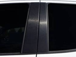 Quality Automotive Accessories - QAA PP27145B 4Pc Brushed Matte Black Pillar Trim for 2008-2022 Toyota Sequoia - Image 1
