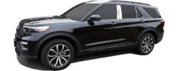 Quality Automotive Accessories - QAA PP60331 6Pc Stainless Steel Pillar Trim for 2020-2025 Ford Explorer - Image 2
