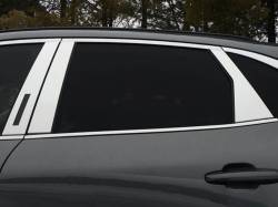 Quality Automotive Accessories - QAA PP60361 6Pc Stainless Steel Pillar Trim for 2020-2025 Ford Escape - Image 1