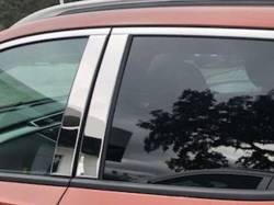 Quality Automotive Accessories - QAA PP60540 4Pc Stainless Steel Pillar Trim for 2020-2025 Buick Encore GX - Image 1
