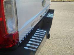 Quality Automotive Accessories - QAA BI57320 18Pc Stainless Steel Rear Bumper Trim for 2017-2022 Ford Super Duty - Image 1