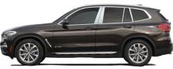 Quality Automotive Accessories - QAA PP18940 4Pc Stainless Steel Pillar Trim for 2018-2024 BMW X3 - Image 2