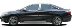Quality Automotive Accessories - QAA PP15130 4Pc Stainless Steel Pillar Trim for 2015-2017 Toyota Camry - Image 2
