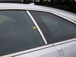 Quality Automotive Accessories - QAA PP50254 2Pc Stainless Steel Pillar Trim for 2011-2014 Cadillac CTS Coupe - Image 1