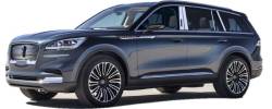 Quality Automotive Accessories - QAA PP60620 4Pc Stainless Steel Pillar Trim for 2020-2025 Lincoln Aviator - Image 5