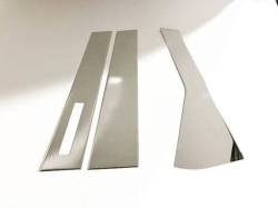 Quality Automotive Accessories - QAA PP61391 6Pc Stainless Steel Pillar Trim for 2021-2025 Ford Bronco Sport - Image 1