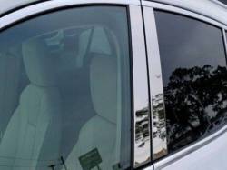 Quality Automotive Accessories - QAA PP61580 4Pc Stainless Steel Pillar Trim for 2021-2025 Buick Envision - Image 1