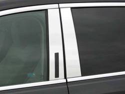 Quality Automotive Accessories - QAA PP50670 4Pc Stainless Steel Pillar Trim for 2010-2020 Lincoln MKT - Image 1