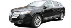 Quality Automotive Accessories - QAA PP50670 4Pc Stainless Steel Pillar Trim for 2010-2020 Lincoln MKT - Image 3