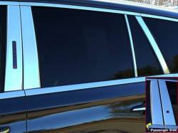 Quality Automotive Accessories - QAA PP60622 8Pc Stainless Steel Pillar Trim for 2020-2025 Lincoln Aviator - Image 1
