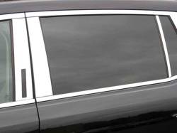 Quality Automotive Accessories - QAA PP50671 6Pc Stainless Steel Pillar Trim for 2010-2020 Lincoln MKT - Image 1