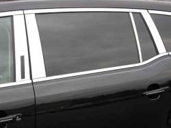 Quality Automotive Accessories - QAA PP50672 8Pc Stainless Steel Pillar Trim for 2010-2020 Lincoln MKT - Image 1