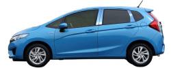 Quality Automotive Accessories - QAA PP15221 6Pc Stainless Steel Pillar Trim for 2015-2019 Honda Fit - Image 2