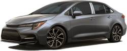 Quality Automotive Accessories - QAA PP70112 4Pc Stainless Steel Pillar Trim for 2020-2025 Toyota Corolla - Image 2