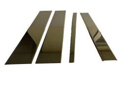 Quality Automotive Accessories - QAA PP62082 8Pc Stainless Steel Pillar Trim for 2022-2025 Jeep Grand Cherokee - Image 1