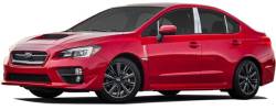Quality Automotive Accessories - QAA PP15410 4Pc Stainless Steel Pillar Trim for 2015-2020 Subaru WRX - Image 2