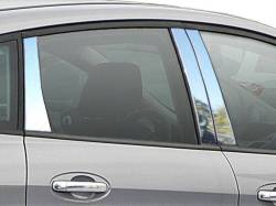 Quality Automotive Accessories - QAA PP53371 6Pc Stainless Steel Pillar Trim for 2013-2018 Ford C-Max - Image 1
