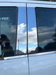 Quality Automotive Accessories - QAA PP64345 4Pc Stainless Steel Pillar Trim for 2024-2025 Ford Ranger - Image 1