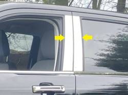 Quality Automotive Accessories - QAA PP62312 4Pc Stainless Steel Pillar Trim for 2022-2025 Ford Maverick - Image 2