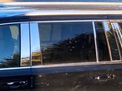 Quality Automotive Accessories - QAA PP61196 8Pc Stainless Steel Pillar Trim for 2021-2025 Suburban/Yukon XL - Image 1