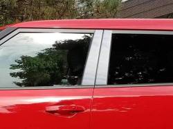 Quality Automotive Accessories - QAA PP70830 4Pc Stainless Steel Pillar Trim for 2020-2025 Kia Soul - Image 1
