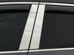 Quality Automotive Accessories - QAA PP15590 4Pc Stainless Steel Pillar Trim for 2015-2024 Nissan Murano - Image 1